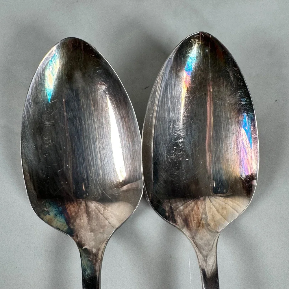 Set‎ of 2 Oneida Simeon L & George H Rogers Silver Plated Tablespoons